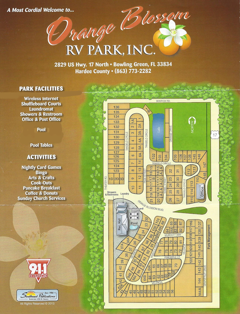Orange Blossom RV Park Brochure